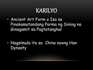 KARILYO: Tagalog.